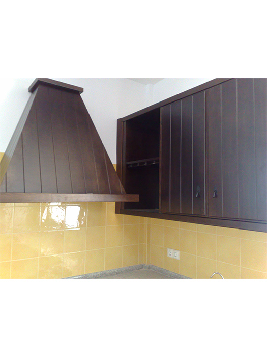 extractor y armario cocina